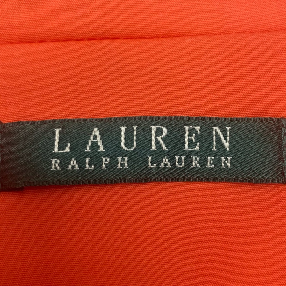 Ralph Lauren Orange Blazer Tailored Suit Jacket W 20W Gold Buttons Pockets - Picture 2 of 15